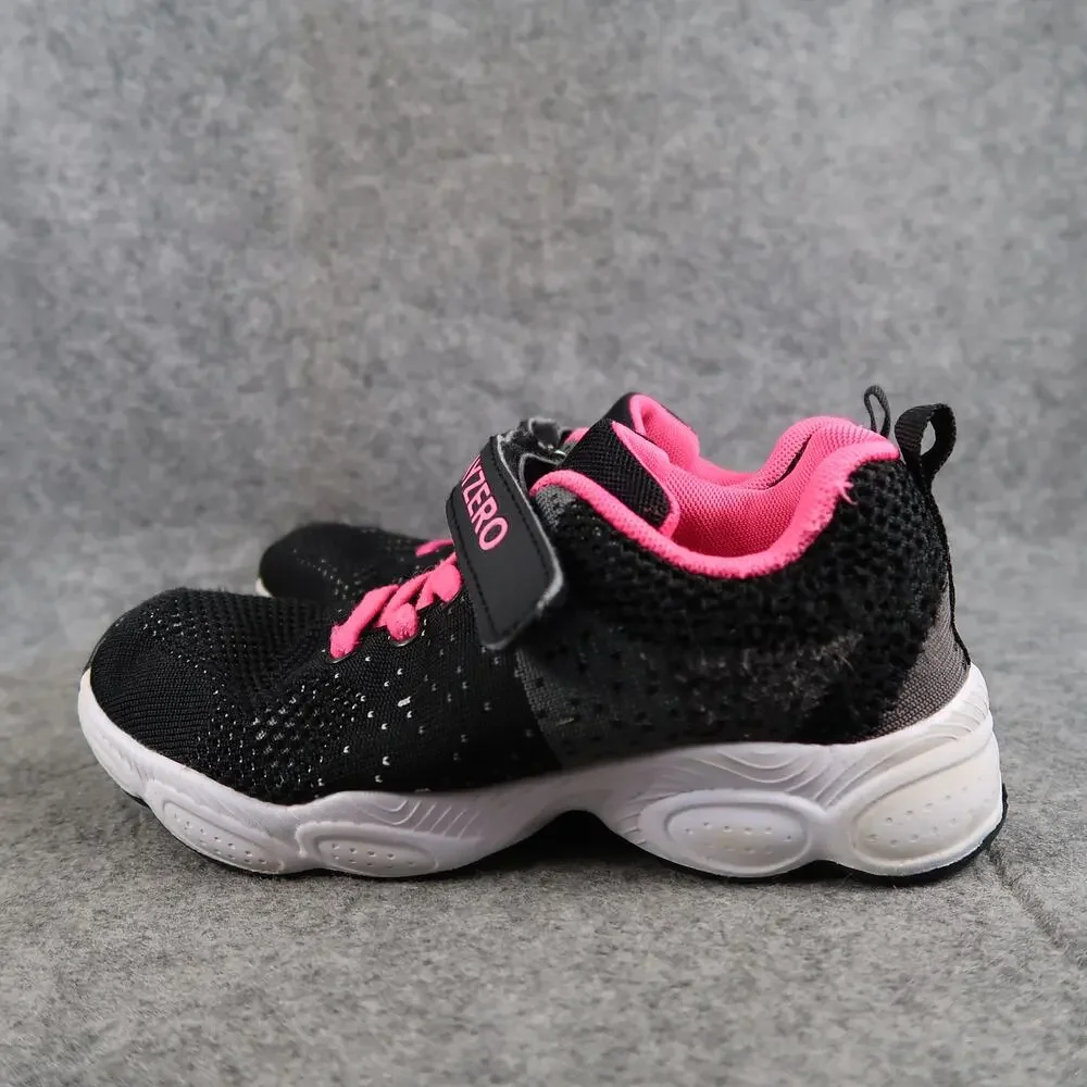 Mayzero Shoes Kids 34 Athletic Trainers Running Sneakers Active Black Pink Girls_4